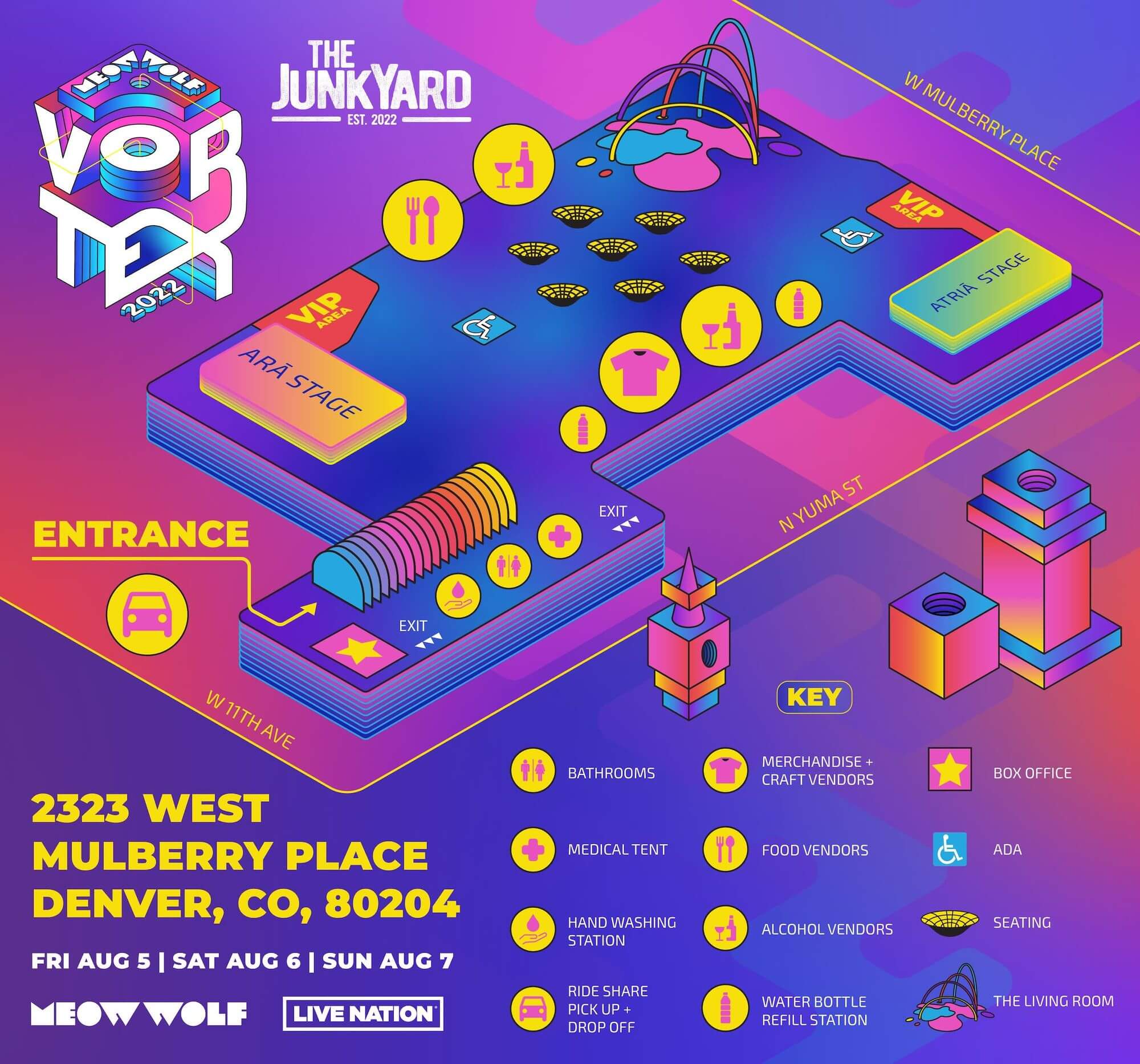 Meow Wolf Vortex Festival 2022 in Denver, CO